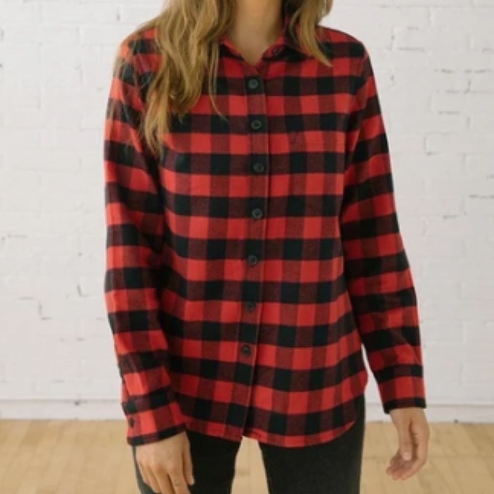 TRADLANDS 111 ARAPAHOE BUFFALO CHECK RED FLANNEL